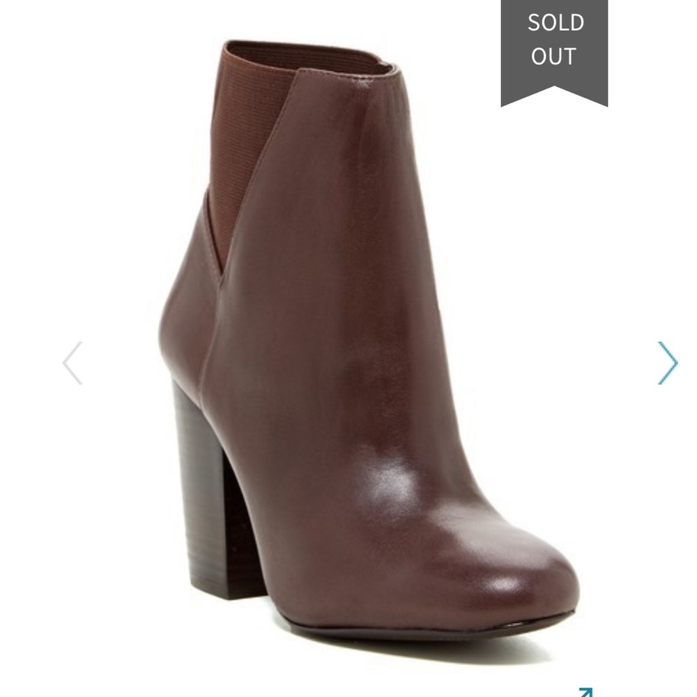 BCBG Cognac Booties